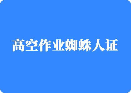 骚逼操逼高空作业蜘蛛人证